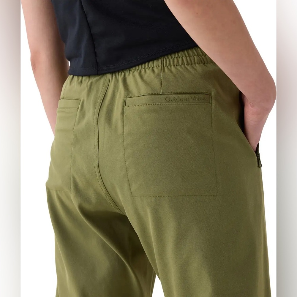 Outdoor Voices Olive Green Track Pants - Picture 2 of 10